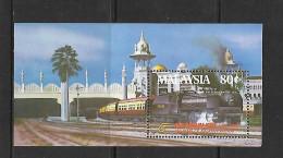 MALAISIE 1985 TRAINS YVERT N°B3 NEUF MNH** - Eisenbahnen