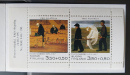 Finnland, Briefmarkenhäftchen Pro Filatelia 1999, 2 Gemälde, Postfrisch - Libretti
