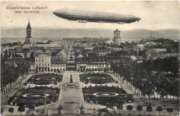 Zeppelin über Karlsruhe - Karlsruhe