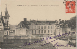 62  ROYON - Chateau Baron De Hauteclocque - CPA  N/B 9x14 TBE Carte Signée Hauteclocque - Other & Unclassified
