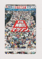 JAPAN  - Marathon Start Magnetic Phonecard - Japon