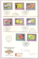 Hungary 1971 3x FDC Mi 2695-2702 Flora ... BC497 - Covers & Documents