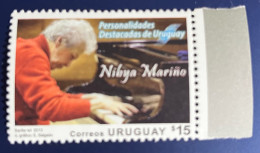 Uruguay 2013 Nibya Marino, Pianist, Sc 2426, Mi 3292, MNH. - Uruguay