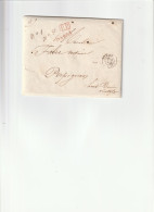 Lettre Chargée En Port Payé Tad Nantes Du 31 Août 1844 Pour Perpignan - 1801-1848: Précurseurs XIX