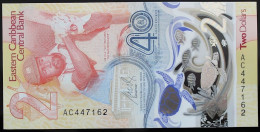 Caraïbes De L'Est - 2 Dollar - 2023 - PICK 61 - NEUF - East Carribeans