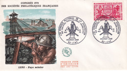 1er Jour, 43è  Congrès National De La Fédération Des Stés Philatéliques Fses - 1970-1979