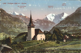 11670536 Frutigen BE Kirche Mit Kl Doldenhorn Balmhorn Atels Frutigen - Other & Unclassified