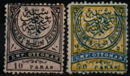 TURQUIE 1876-7 O - Used Stamps