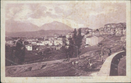 Cs217 Cartolina Benevento Citta' Panorama Inizio Parco Rimembranza Campania 1926 - Benevento