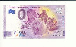 Billet Touristique 0 Euro - ZOOPARC DE BEAUVAL - UESU - 2021-3 - N° 4630 - Sonstige & Ohne Zuordnung