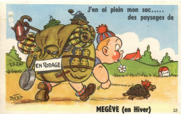 CARTE A SYSTEME MEGEVE    GRAND MARCHEUR - Megève