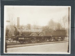 PHOTO (18x13 )CIRCA 1900 -LOCOMOTIVE N°3 . VILLE DE COLMAR - TENDER113 -LIGNE PARIS STRASBOURG - Trains