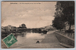 (33) 706, Libourne, Le Pont Suspendu Et Les Rives De L'Isle - Libourne