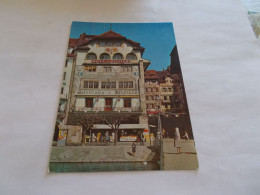 LUZERN LUCERNE  ALTSTADT ( SUISSE SWITZERLAND )  HOTEL GASTHAUS ZU PFISTEN  ANIMEES - Lucerna