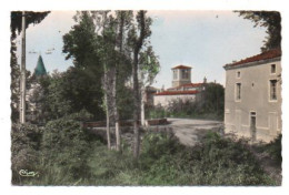 Carte Postale Moderne - 14 Cm X 9 Cm - Circulé - Dép. 63 - DOMAIZE - Entrée Du Bourg- Petite Cassure Diagonale à Gauche - Autres & Non Classés