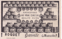 Pub Papier Roquet à Granville Cire Et Encaustique - Reclame