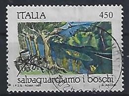 Italy 1984  Schutz Der Walder (o) Mi.1881 - 1981-90: Usados