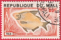 N° Yvert & Tellier 238 - République Du Mali (1975) - (Oblitéré - Gomme Intacte) - Poissons (Citharinus Latus) - Mali (1959-...)