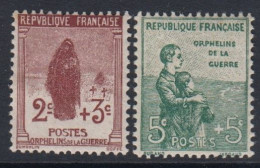 Orphelins - N° 148 Et 149  *  - Cote : 40 € - Unused Stamps