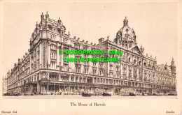 R554541 London. The House Of Harrods. Postcard - Andere & Zonder Classificatie