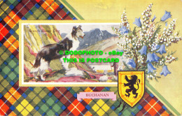 R554248 Scotch Sheep Dog. Buchanan. Clan Crest Series. Valentines. 1962 - Mundo