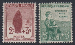 Orphelins - N° 148 Et 149  *  - Cote : 40 € - Unused Stamps