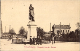 CPA Villers Cotterêts Aisne, Statue D'Alexandre Dumas - Autres & Non Classés