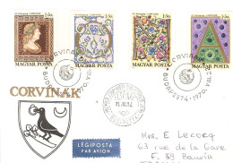 Hungary 1970 FDC Mi 2603-6 Stamp Day ... Bc501 - Cartas & Documentos