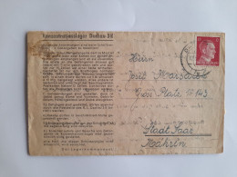 1943. Complete Letter From Concentration Camp Dachau. With Content. - Lettres & Documents