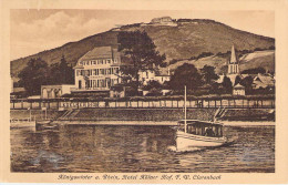 Königswinter A.Rhein - Hotel Kölner Hof Gel.1923 Perso-Fähre - Königswinter