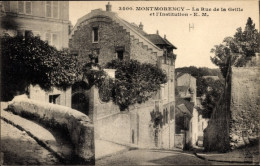 CPA Montmorency Val D'Oise, Rue De La Grille, Die Institution - Autres & Non Classés