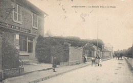 CPA 91 Essonne > Athis Mons LA GRANDE RUE ET LA POSTE - Athis Mons