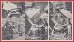 Fabrication Des Pneumatique. Gommage, Machine à Couper, Profilage De La Bande, Pots De Vulcanisation ... Larousse 1960. - Historical Documents