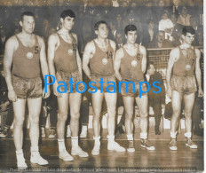 229140 SPORTS BASKET BASKETBALL TEAM JUGADORES BULGARIA IN ARGENTINA 18 X 15 CM PHOTO NO POSTCARD - Basketball