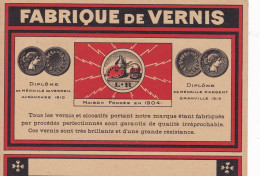 Pub Papier Roquet à Granville Fabrique De Vernis - Publicités