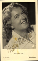 CPA Schauspielerin Maria Paudler, Portrait, Autogramm - Acteurs