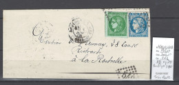 France - Lettre Boulogne Sur Mer - Affranchissement 11/1871 - EMISSION DE BORDEAUX - 1849-1876: Classic Period