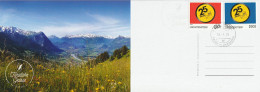 Liechtenstein 2024: 25 Jahre FL-Post (120+190) Auf Bild-PK "fürstliche Grüsse" Mit ET-⊙ VADUZ 12.5.24 - FDC