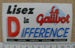 AUTOCOLLANT LE GALIBOT - LISEZ LA DIFFERENCE - Pegatinas