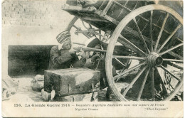 GOUMIERS ALGERIENS DISSIMULES Sous Une VOITURE De FERME  - - Guerre 1914-18