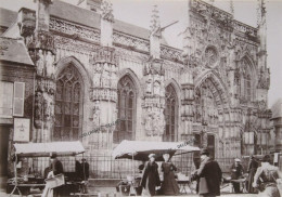 80 – RUE (Somme) – Chapelle Du St-Esprit - Marché (costumes) Picardie - Belle Grande Photo Ancienne (12x17 Cm) – TB/GP12 - Rue