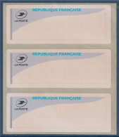 3 Etiquette Pour Lisa Neuves La Poste, République Française - 1981-84 Types « LS » & « LSA » (prototypes)