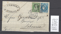 France - Lettre Bordeaux - Affranchissement 09/1871 - EMISSION DE BORDEAUX - 1849-1876: Classic Period