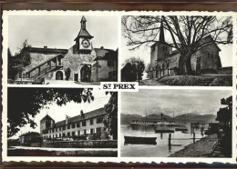 11305231 St Prex Stadttor Mit Uhr Und Glockenturm Pfarrkirche Saint Protais Schl - Sonstige & Ohne Zuordnung