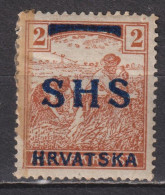 Timbre Neuf* De Hongrie  De 1918 YT 8 MI 66 MH Surcharge SHS HRVATSKA - Nuovi