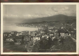 11305206 Montreux VD Vue Partielle Clarens Et Le Chateau Pelerin Lac Leman Montr - Sonstige & Ohne Zuordnung