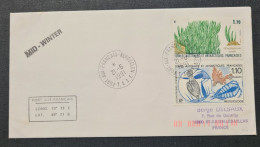 TAAF,  Timbres Numéros 131 Et 148 Oblitérés De Kerguelen Le 21/6/1991. - Lettres & Documents