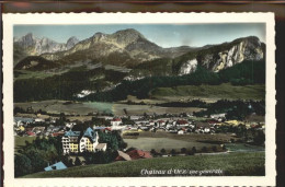 11305182 Chateau-d Oex Vue Generale Waadtlaender Alpen Chateau-d Oex - Sonstige & Ohne Zuordnung