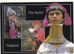THAILANDE.. BANGKOK (ENVOYE DE). " GROUP OF HILLTRIBE. NORTH OF THAILAND ".  TEXTE ANNEE 1995 + TIMBRES - Thaïlande