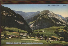 11305176 Chateau-d Oex Vue Partielle La Frasse Bergbahn Chateau-d Oex - Sonstige & Ohne Zuordnung